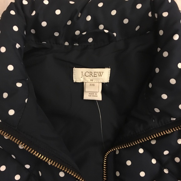 J. Crew | polka dot | excursion | quilted vest - Picture 4 of 13